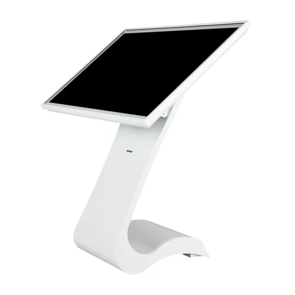 49" White Horizontal Touch Table 4k S-Design
