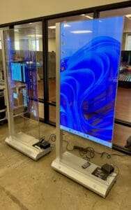 Transparent Kiosk Rentals for Events